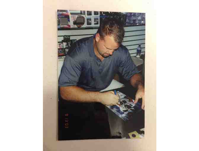 Signed 8x10 Photo of Eagles Great John Runyan