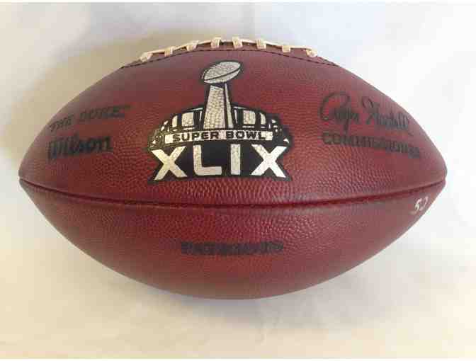 Super Bowl XLIX Game Ball Used by the New England Patriots - Photo 1