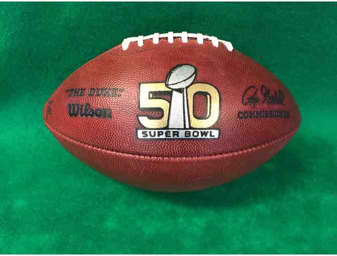 Super Bowl 50 Game Used Ball
