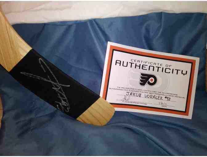 Signed Hockey Stick by Philadelphia Flyer Right Winger #93 Jakub Voracek