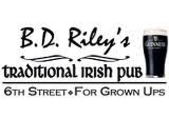 B.D. Riley's Irish Pub - $25 gift card!