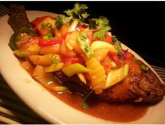 $50 Gift Certificate to Satay Restaurant: Fine South Asian Cuisine