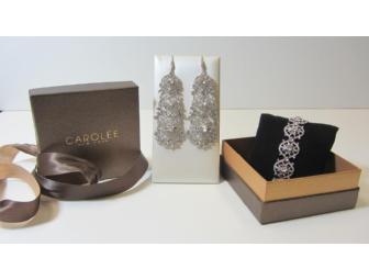 Bracelet and Earring Set by Carolee