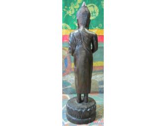 Buddha - Standing Carved Wood