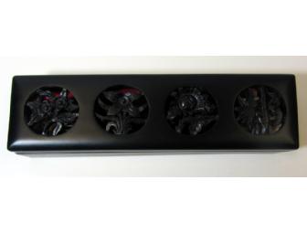 Chopsticks in a Box - Wood and Mother of Pearl