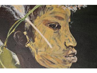 Painting of African Tribesman
