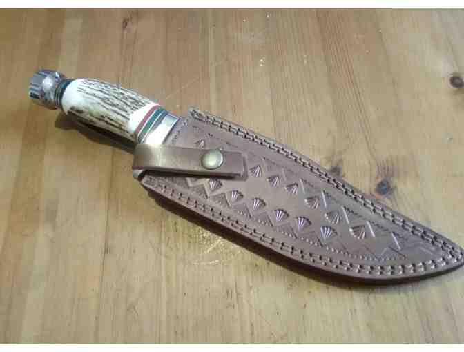 12 Inch Handmade Maine Knife Company Whitetail Knife - Photo 4