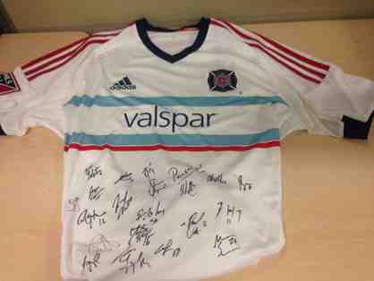 Autographed Chicago Fire Jersey
