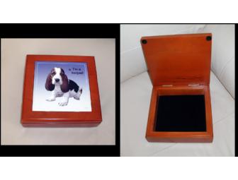 'I'm A Keeper' Basset Hound Keepsake Box