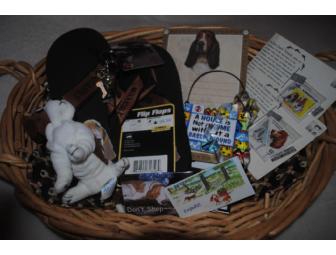 Basset Hound Flip Flop Basket