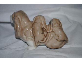 Dalia Handcrafted Fine Porcelain Basset Figurine