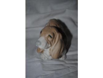 Dalia Handcrafted Fine Porcelain Basset Figurine