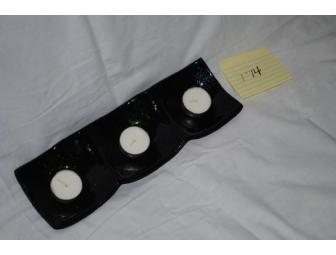 Blue & Green Handmade Candle Holder