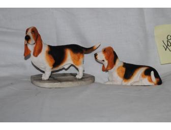 Sherratt & Simpson Basset Hound Figurines made in England