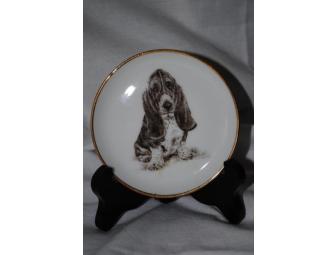 Basset Hound Plate from Germany