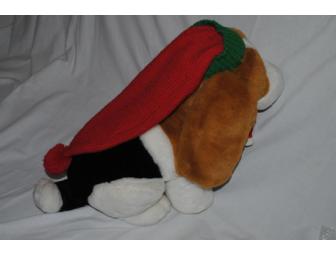 Basset Hound Holiday Stuffed Plush