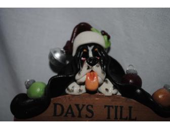Basset Hound 'Days Til Christmas'