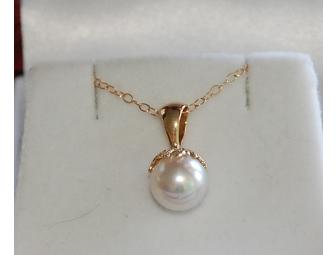 Akoya Pearl Gold Necklace
