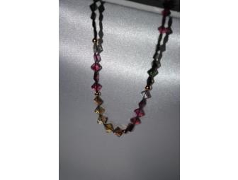 Rainbow Tourmaline Necklace by Brenda Waldrop