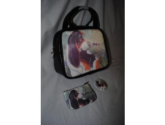 Basset Hound Purse, Coin Bag & Magnet