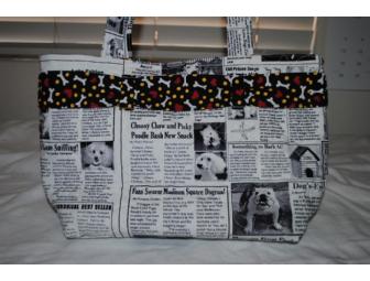 'Newshounds' Handmade Dog Themed Purse