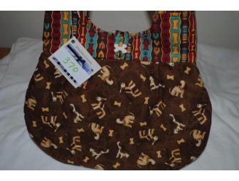 'Tumbling Hounds' Handmade Dog Themed Purse