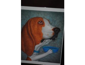 Basset Hound Art by Danny Gordon