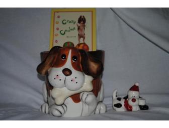 Basset Hound Flower Pot Package