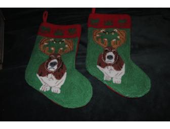 Basset Hound Christmas Stockings (2)