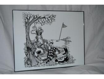 Basset Hound Golf Anyone? Package