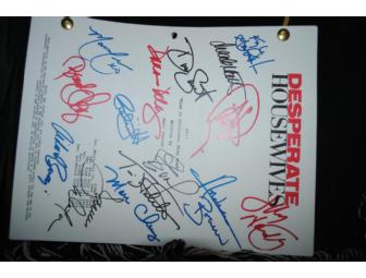 Desperate Housewives Autographed Script and Photograph