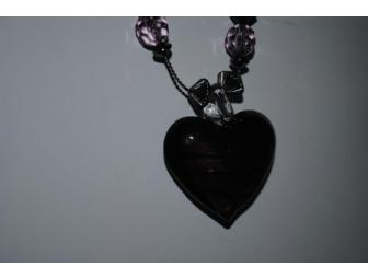 Purple Heart Necklace