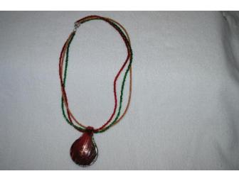 Handmade Pendant Fall Colors