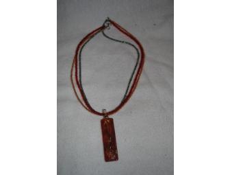 Handmade Pendant Fall Colors
