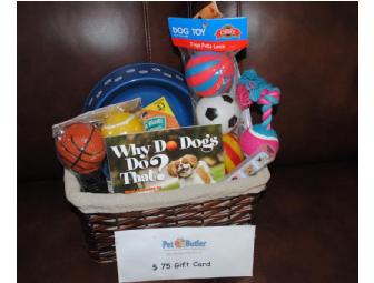 Pet Butler Gift Card Basket