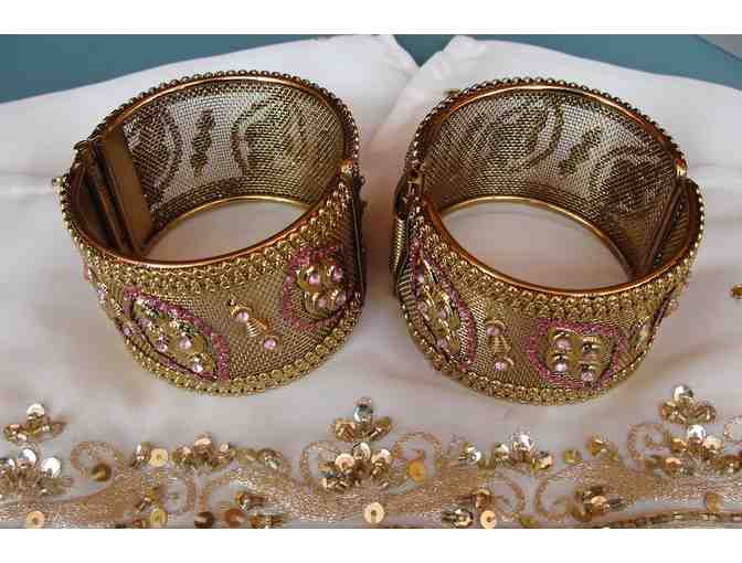 Divine Mother's Bracelets ~ Light Pink & Gold