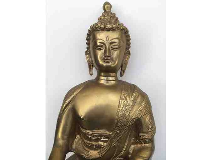 Golden 14' Buddha -  Brass