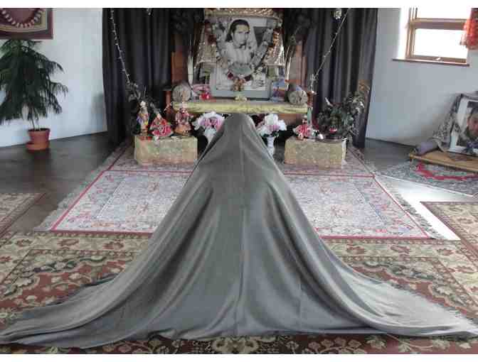 Babaji's Deep Grey Large Woolen Shawl from His room in Haidakhan