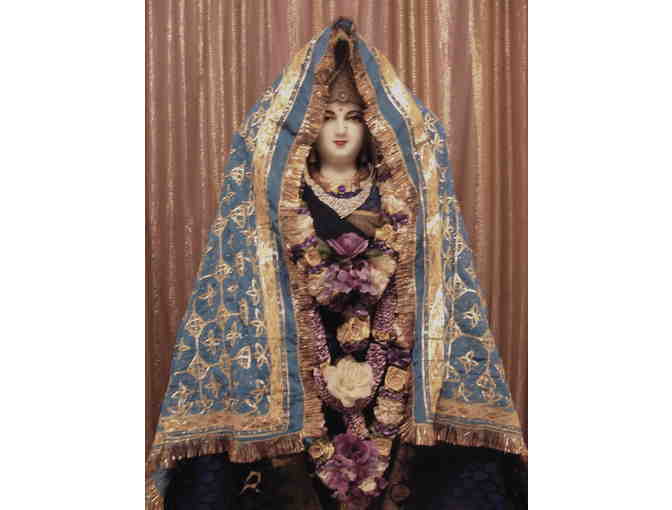 Turquoise Sparkling Chuni Worn by the Divine Mother in Crestone Temple