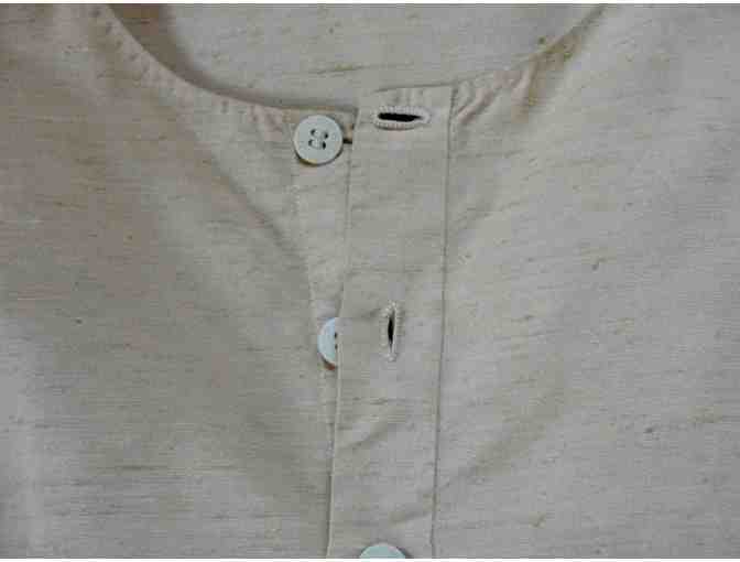 Raw Silk Off-White Kurta of Shri Babaji