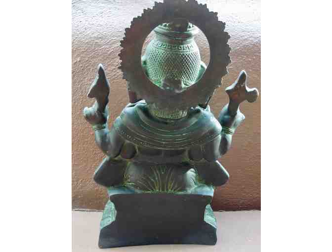 Sitting Ganesh - 18.5' - Aluminum