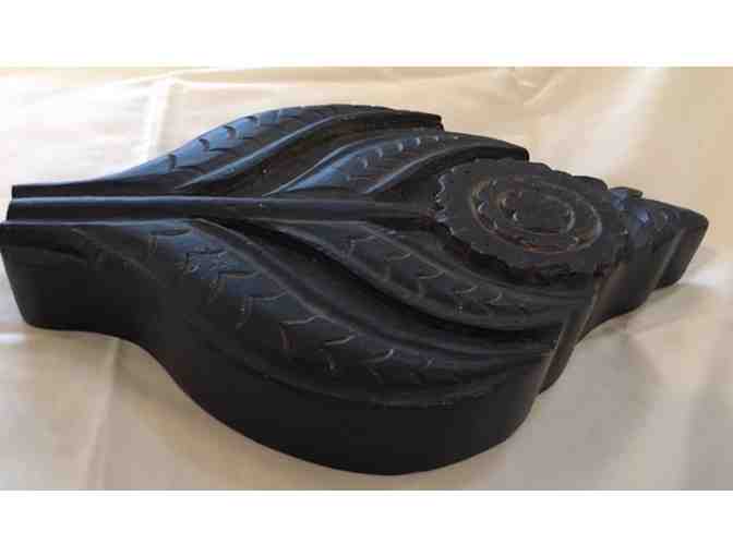 Mahogany Sunflower Wall Piece