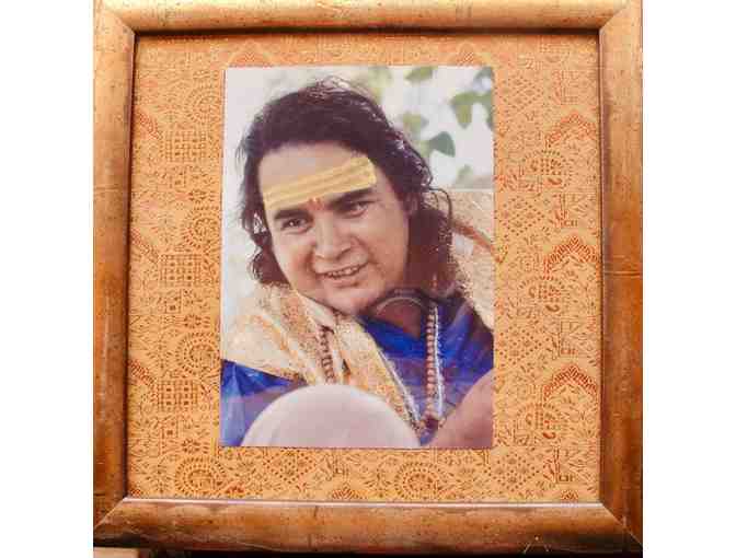 Babaji in Gold Vest - Framed 10.5x10.5 - Photo 1
