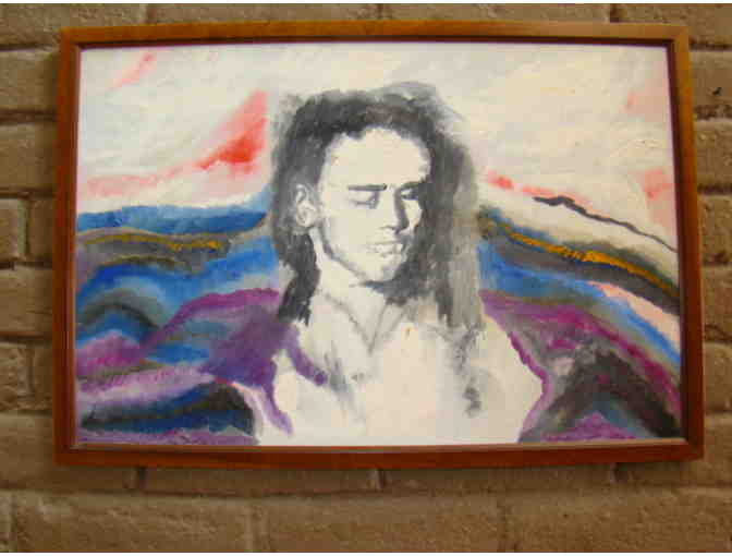 Acrylic Painting of Babaji - Photo 1