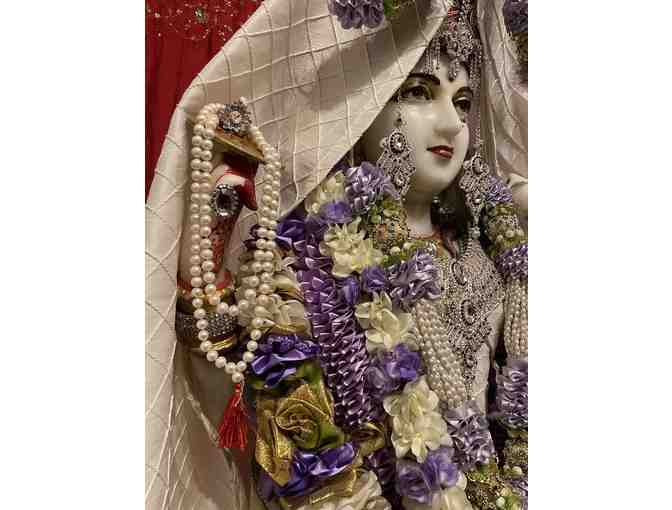 Divine Mother's Beautiful Pearl Mala worn in Crestone Temple