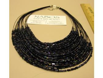 Black beaded necklace from Nabos