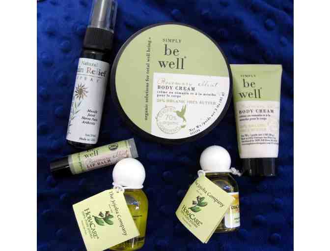 Gift bag of natural body products