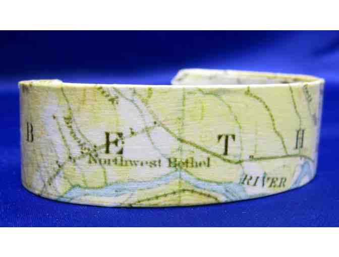 Bethel vintage map bracelet