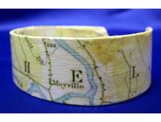Bethel vintage map bracelet