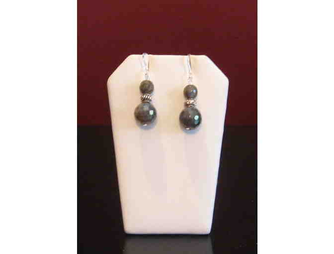 Labradorite Necklace and Earrings